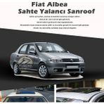 STS Oto Aksesuar Fiat Albea Parlak Siyah Yalancı Çakma Sahte Sunroof