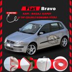 STS Oto Aksesuar Fiat Bravo Oto Araç Kapı Koruma Fitili 5metre Parlak Kırmızı Renk