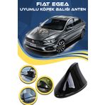 STS Oto Aksesuar Fiat Egea Uyumlu Oto Balık Sırtı Anten Elektrikli Köpekbalığı Balina Tavan Anteni