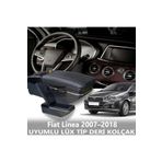 STS Oto Aksesuar Fiat Linea 2007–2018 Uyumlu Premium Deri Kol Dayama Kolçak Lüx Tip