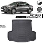STS Oto Aksesuar Fiat Linea Bagaj Havuzu 2007 Sonrası Havuzlu Bagaj Paspası - Karbon