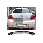 STS Oto Aksesuar Fiat Linea Difüzör Arka Tampon Eki 4 Egzoz Çıkışlı Gri