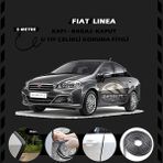 STS Oto Aksesuar Fiat Linea Oto Araç Kapı Koruma Fitili 5metre Parlak Siyah Renk