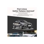 STS Oto Aksesuar Fiat Linea Parlak Siyah Yalancı Çakma Sahte Sunroof