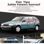 STS Oto Aksesuar Fiat Tipo Parlak Siyah Yalancı Çakma Sahte Sunroof