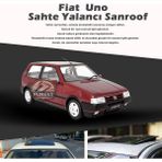 STS Oto Aksesuar Fiat Uno Parlak Siyah Yalancı Çakma Sahte Sunroof