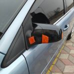 Sts Oto Aksesuar Ford Focus 2 2009-2012 Uyumlu Makyajsiz Batman Yarasa Ayna Kapagi Piano Black Abs Plastik