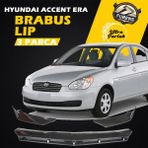 STS Oto Aksesuar Hyundai Accent Era Uyumlu Brabus Ön Lip 3 Parça Kanatlı Lip