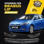 STS Oto Aksesuar Hyundai I20 2014 Uyumlu Brabus Ön Lip 3 Parça Kanatlı Lip