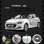 STS Oto Aksesuar Hyundai I20 Oto Araç Kapı Koruma Fitili 5metre Parlak Siyah Renk