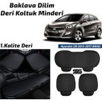 STS Oto Aksesuar Hyundai I30 2013-2017 Arası Siyah Deri Oto Koltuk Minderi