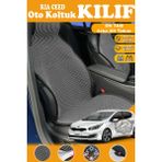 STS Oto Aksesuar Kia Ceed Uyumlu Siyah Prestij Serisi Dokuma Kumaş Oto Koltuk Kılıfı Ön Tam Arka Alt