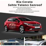 STS Oto Aksesuar Kia Cerato Parlak Siyah Yalancı Çakma Sahte Sunroof