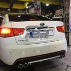 STS Oto Aksesuar Kia Cerato Piano Black Bagaj Üstü Spoiler Bagaj Çıtası