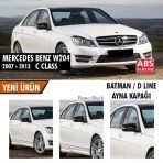 Sts Oto Aksesuar Mercedes Benz W204 2007-2014 Batman Yarasa Ayna Kapağı Piano Black Abs Plastik