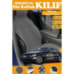 STS Oto Aksesuar Mercedes E180 Uyumlu Siyah Prestij Serisi Dokuma Kumaş Oto Koltuk Kılıfı Ön Tam Arka Alt