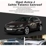 STS Oto Aksesuar Opel Astra J Parlak Siyah Yalancı Çakma Sahte Sunroof
