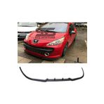 STS Oto Aksesuar Peugeot 207 Cupra R Uyumlu Ön Lip Mat Siyah Ön Tampon Lip