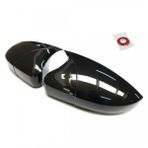 Sts Oto Aksesuar Peugeot 208 2012-2018 Uyumlu Batman Yarasa Ayna Kapagi Piano Black Abs Plastik