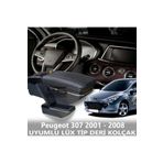 STS Oto Aksesuar Peugeot 307 2001 - 2008 Uyumlu Premium Deri Kol Dayama Kolçak Lüx Tip