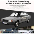 STS Oto Aksesuar Renault Broadway Parlak Siyah Yalancı Çakma Sahte Sunroof