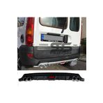 STS Oto Aksesuar Renault Kangoo Difüzör Arka Tampon Eki 4 Egzoz Çıkışlı Siyah Tip