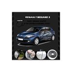STS Oto Aksesuar Renault Megane 3 Oto Araç Kapı Koruma Fitili 5metre Parlak Siyah Renk