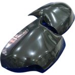 STS Oto Aksesuar Renault Symbol 2013-2020 Uyumlu Batman Yarasa Ayna Kapağı Piano Black Abs Plastik - Sağ - Sol