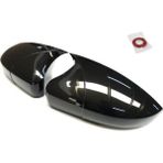 STS Oto Aksesuar Seat Ibiza Mk4 2009-2017 Batman Yarasa Ayna Kapağı Piano Black Abs Plastik - Sağ - Sol
