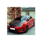 STS Oto Aksesuar Seat Ibiza Mk4 2009-2017 Uyumlu Batman Yarasa Ayna Kapağı Piano Black Abs Plastik