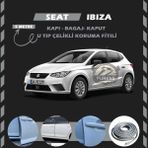 STS Oto Aksesuar Seat Ibıza Oto Araç Kapı Koruma Fitili 5metre Parlak Gri Renk