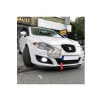 STS Oto Aksesuar Seat Leon MK2 MK2.5 2006-2012 Uyumlu Astra H lip Esnek Ön Lip 2 Parça Tampon Altı Dil Karlık