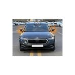 STS Oto Aksesuar Skoda Octavia Mk4 Sinyalli 2021-2024 Uyumlu Batman Yarasa Ayna Kapağı Piano Black Abs Plastik