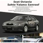 STS Oto Aksesuar Skoda Octavia Parlak Siyah Yalancı Çakma Sahte Sunroof