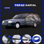 STS Oto Aksesuar Tofaş Kartal Oto Araç Kapı Koruma Fitili 5metre Parlak Mavi Renk