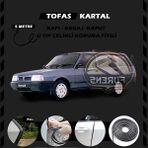 STS Oto Aksesuar Tofaş Kartal Oto Araç Kapı Koruma Fitili 5metre Parlak Siyah Renk
