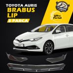 STS Oto Aksesuar Toyota Auris 2013-2018 Uyumlu Brabus Ön Lip 3 Parça Kanatlı Lip