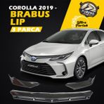 STS Oto Aksesuar Toyota Corolla 2019 Uyumlu Brabus Ön Lip 3 Parça Kanatlı Lip