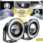 STS Oto Aksesuar Universal Mercekli LED Angel Sis Farı, 76MM Beyaz Renk