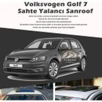STS Oto Aksesuar Volksvogen Golf 7 Parlak Siyah Yalancı Çakma Sahte Sunroof