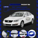 STS Oto Aksesuar Volksvogen Passat B6 Oto Araç Kapı Koruma Fitili 5metre Parlak Mavi Renk