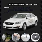 STS Oto Aksesuar Volksvogen Passat B6 Oto Araç Kapı Koruma Fitili 5metre Parlak Siyah Renk