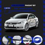 STS Oto Aksesuar Volksvogen Passat B7 Oto Araç Kapı Koruma Fitili 5metre Parlak Mavi Renk