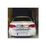 STS Oto Aksesuar Wv Passat B7-b8-b8.5 Bagaj Üstü Slim Spoiler Piano White Parlak Beyaz