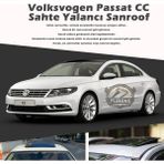 STS Oto Aksesuar Wv Passat cc Parlak Siyah Yalancı Çakma Sahte Sunroof