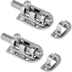 Stshop 2 Adet 60X30MM Tekne Deniz Varil Slayt Bolt Mandal / Kilit 316 Paslanmaz Çelik (Yurt Dışından)