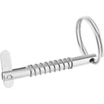 Stshop Tekne Menteşe Marine Kayak Bahar Aksesuarları - Hızlı Yayın Pin, Antirust Güverte (Yurt Dışından)