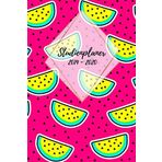 Studienplaner 2019-2020: Der minimalistische Studienplaner für dein Studium mit Kontaktliste, Passwörter, To Do Liste, Kalender von Sep. 2019 - Okt. 2020, Softcover, Motiv: Crazy Melone