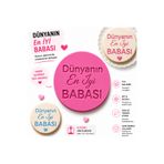 StudioAslanDesign Dünyanın En İyi Babası Şeker Hamuru & Kurabiye Kalıbı – Babalar Günü Fondant Baskı Mührü