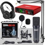 Stüdyo Ekipmanları Exclusive Paket-2 CX2 Mikrofon GLX-700RD Ses Kartı Stüdyo Kayıt Seti